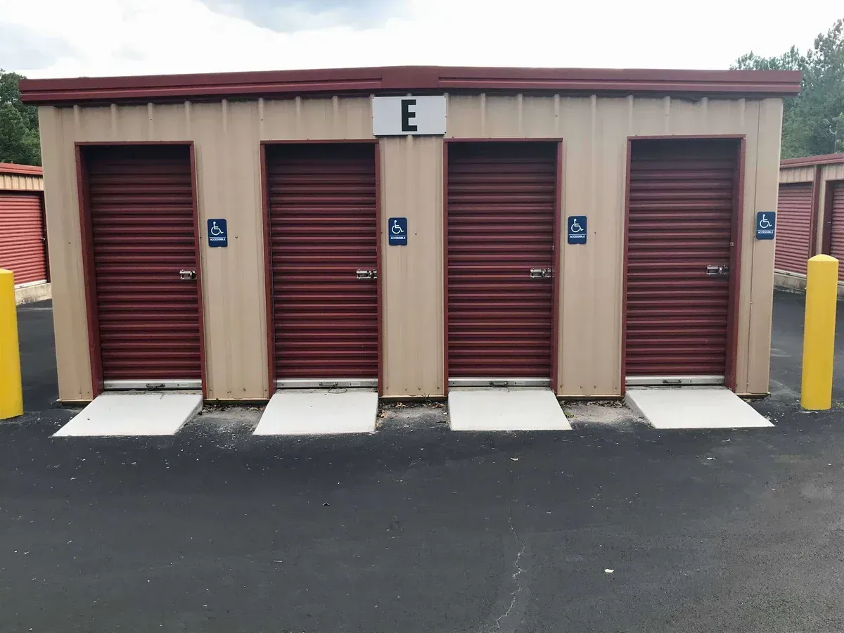 ADA accessible storage units